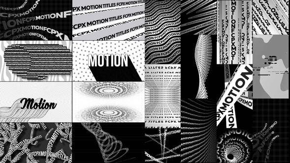 Typographic Kinetic Posters & Titles