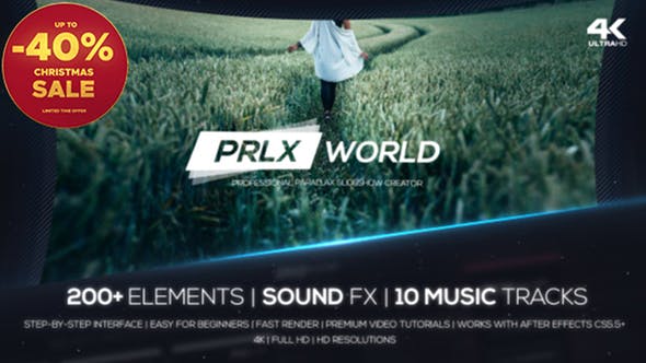 Parallax World – Professional Parallax Slideshow Creator