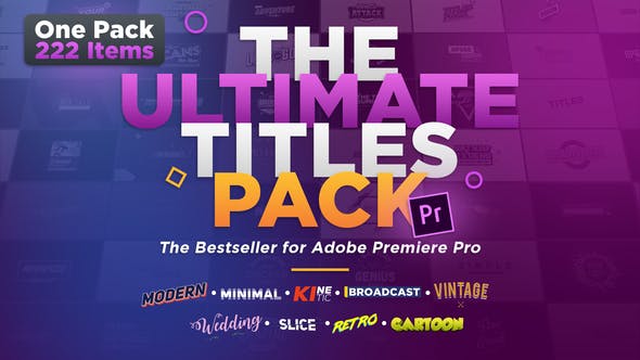 The Ultimate Titles Pack – Premiere Pro