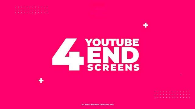 Youtube End Screens 4K V1