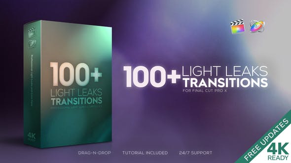FCPX Light Leaks Transitions