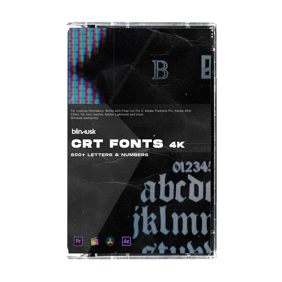 Blindusk – CRT Fonts 4K