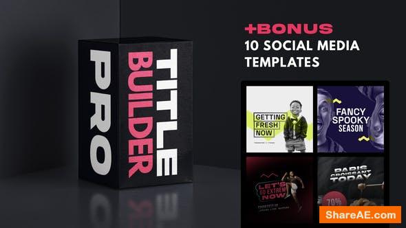 Title Builder Pro – Bonus 10 social media templates – InteractiveBro