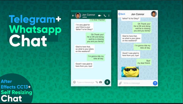 Whatsapp & Telegram Chat Kit