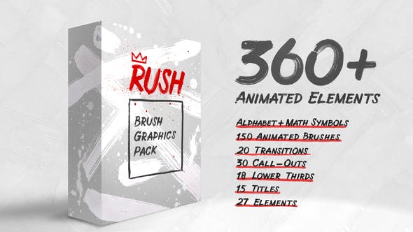 Rush – Brush Graphics Pack