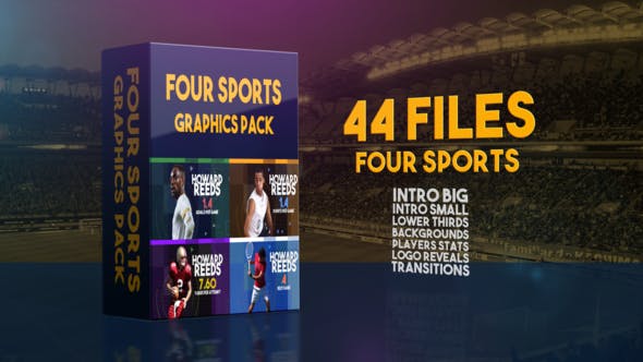 Four Sports Graphics Pack