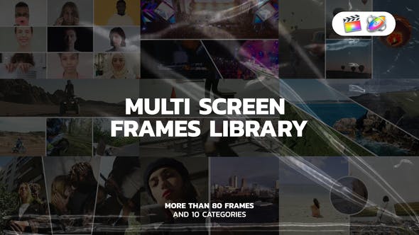 Multi Screen Frames Pack for Apple Motion and FCPX