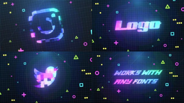 Cyberpunk Logo And Title FCPX