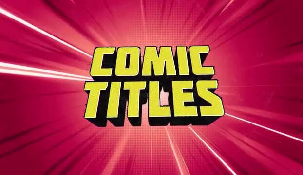Comic Titles & Logo Reveal MOGRT
