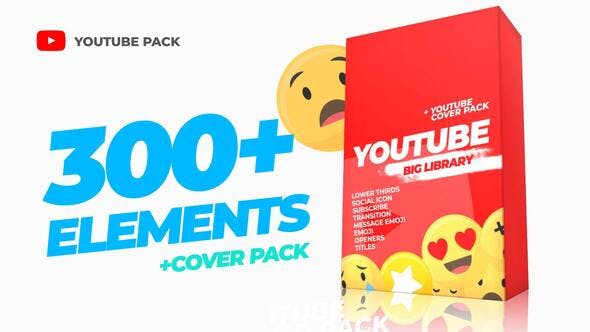 300 Youtube Library and Сover pack