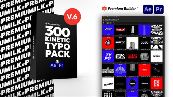 Kinetic Typography Pack V6
