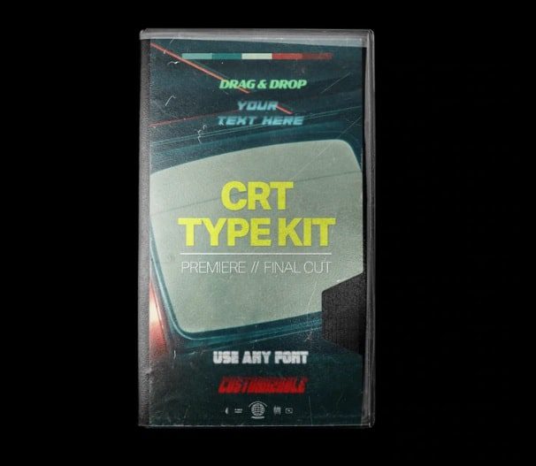 Tropic Colour – CRT TYPE KIT – Digital CRT FONT PLUGIN
