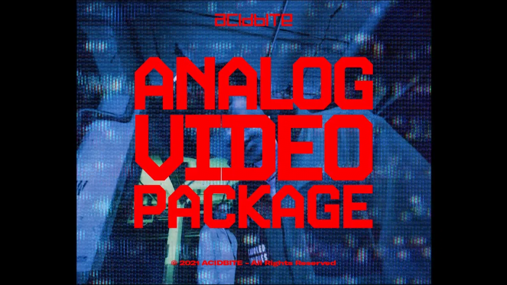 ACIDBITE – Analog Video Package