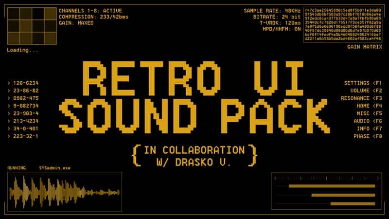 Megakrunch Retro UI Sound Pack