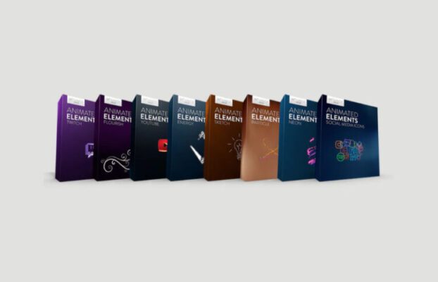 Bounce Color – Animated Elements Bundle 6K & 4K
