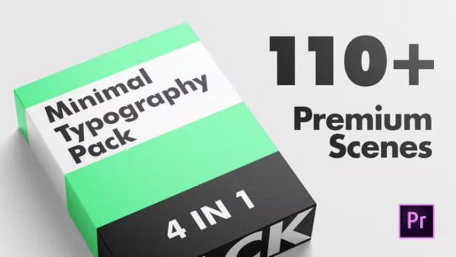 Minimal Typography Pack | MOGRT
