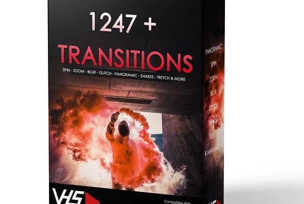 VHS Studio – 1247+ Transitions Presets Package