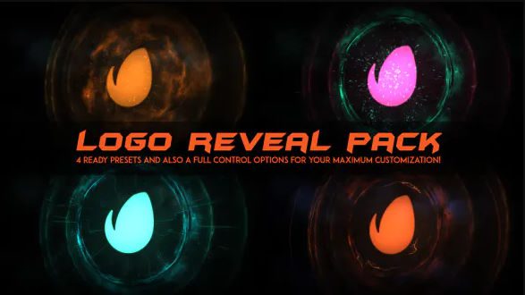 Logo Intro Fire Logo Reveal Pack
