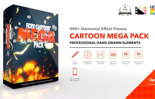 Pixel Film Studios – FCPX Cartoon Mega Pack
