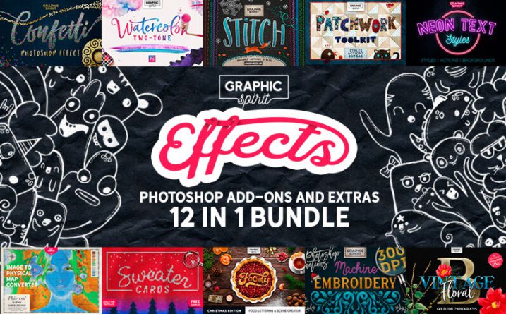 Inkydeals 12-In-1 Photoshop Add-Ons Bundle