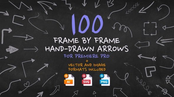 100 Frame By Frame Animated Arrows