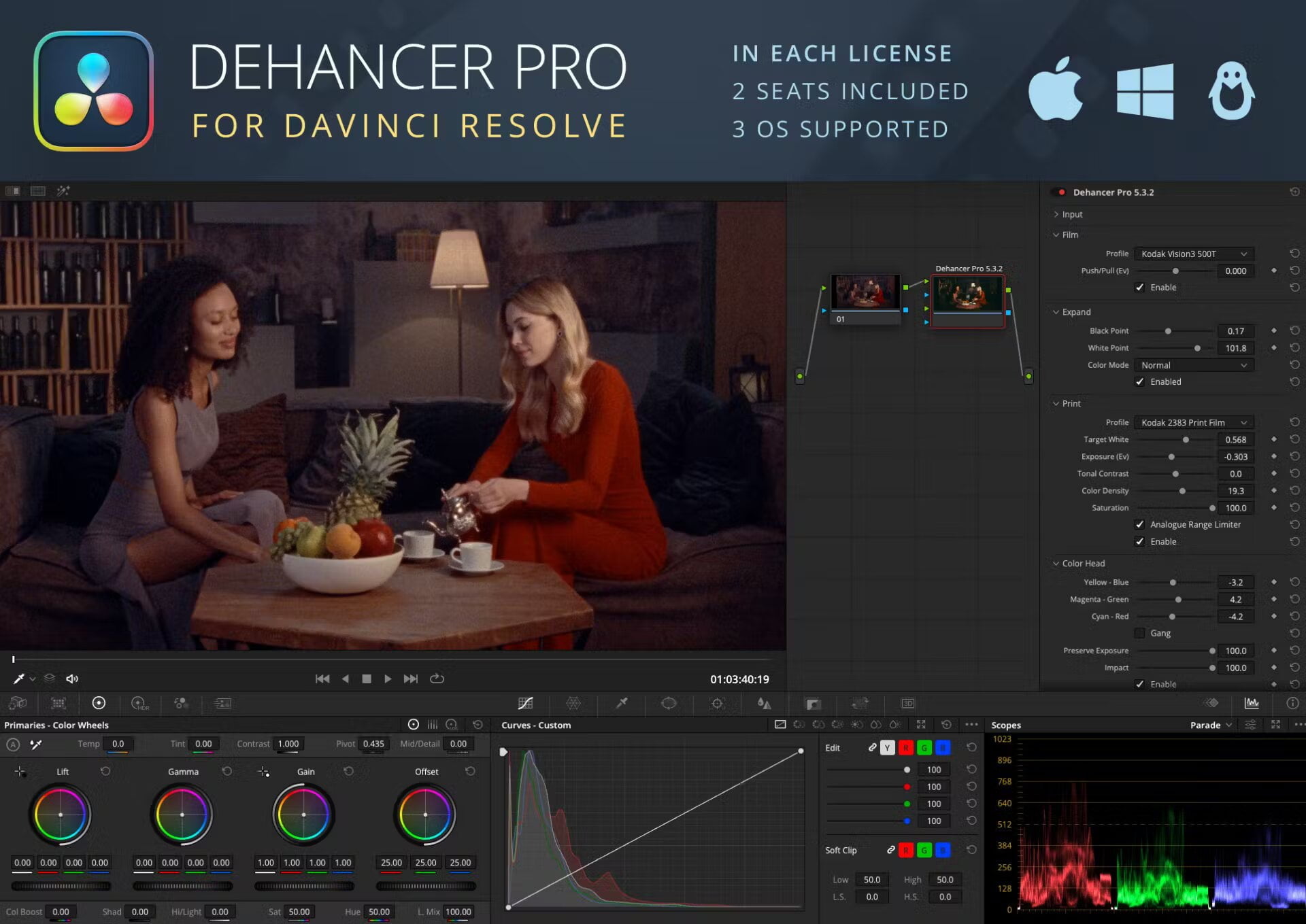 Dehancer PRO – For DaVinci Resolve v7.1 (WIN)