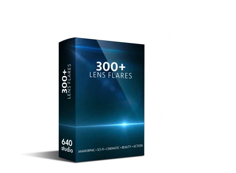 300+ Action Sci-fi Cinematic Anamorphic Lens Flares | 640studio