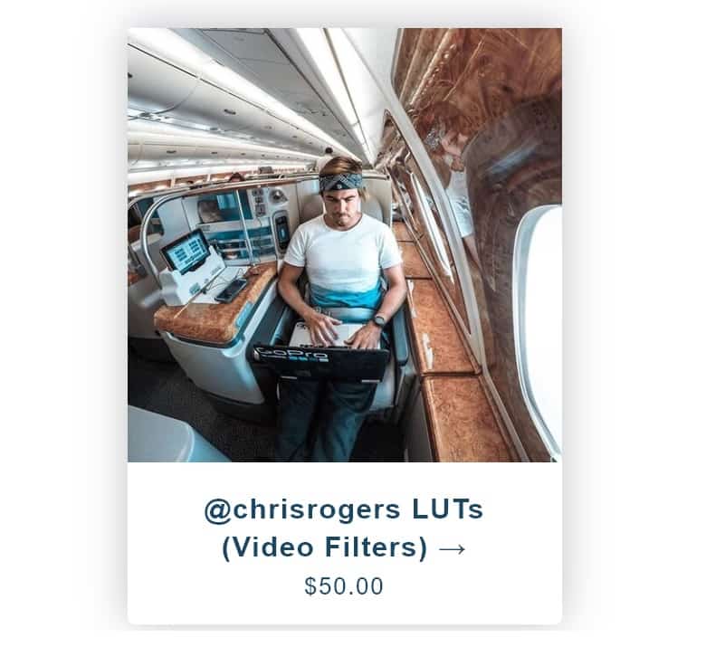 Chris Rogers Video LUTs – Go Pro LUTs