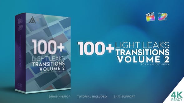 FCPX Light Leaks Transitions Vol 2
