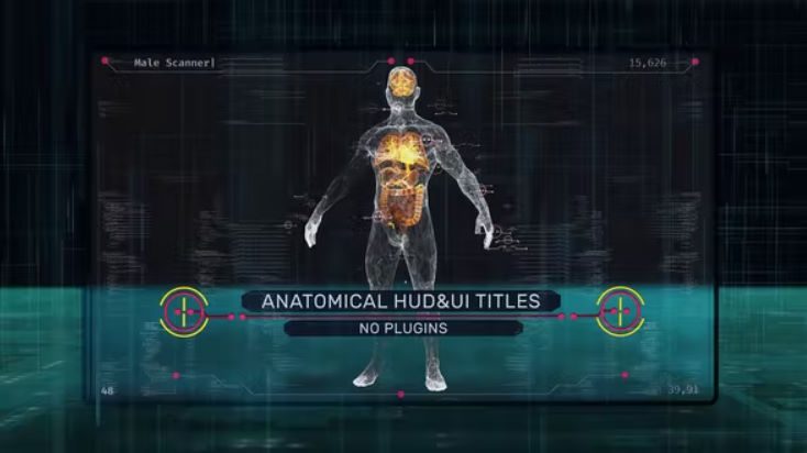 Anatomical HUD UI Titles