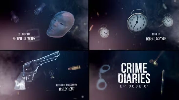 Crime Diaries – Title Sequence