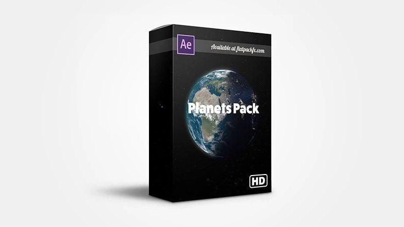 Flat Pack FX – Realistic Planets Pack