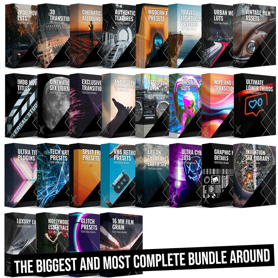 FOUR Editors – PLATINUM BUNDLE: COMPLETE ALL IN 1