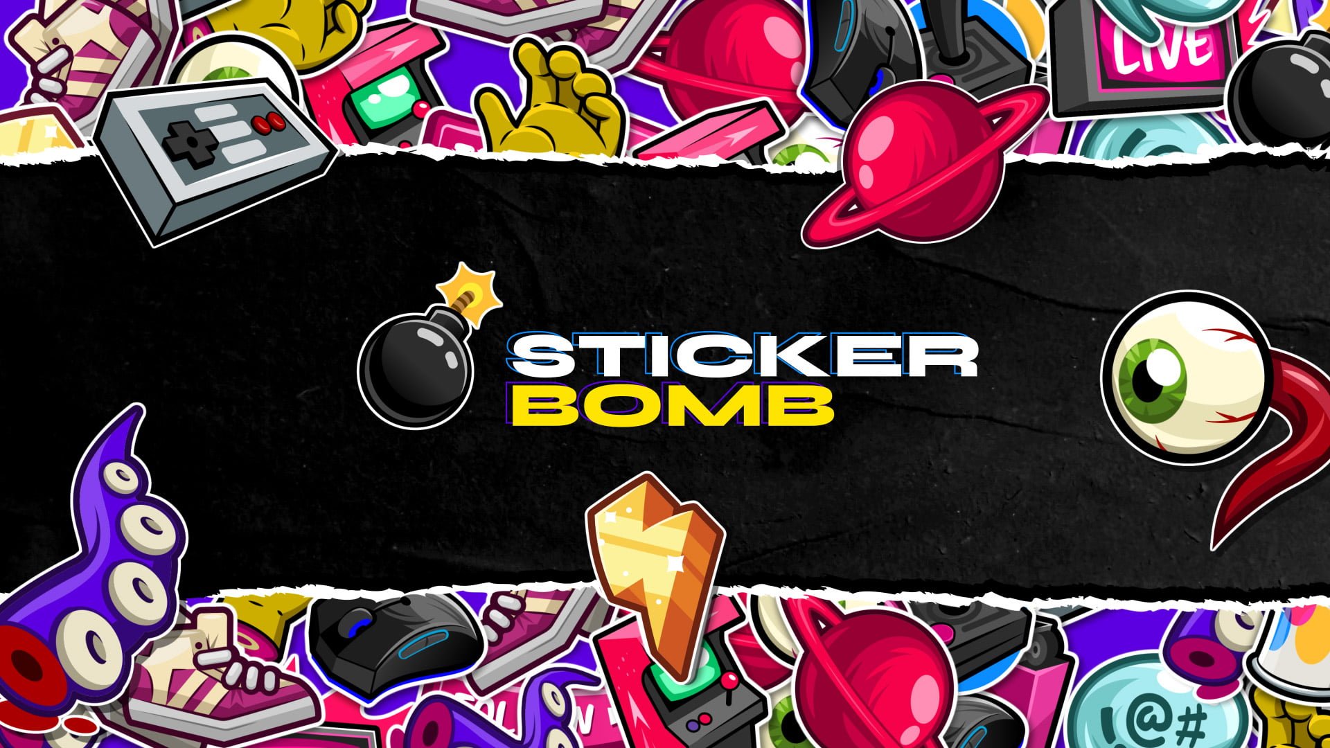 StickerBomb – Stream Pack