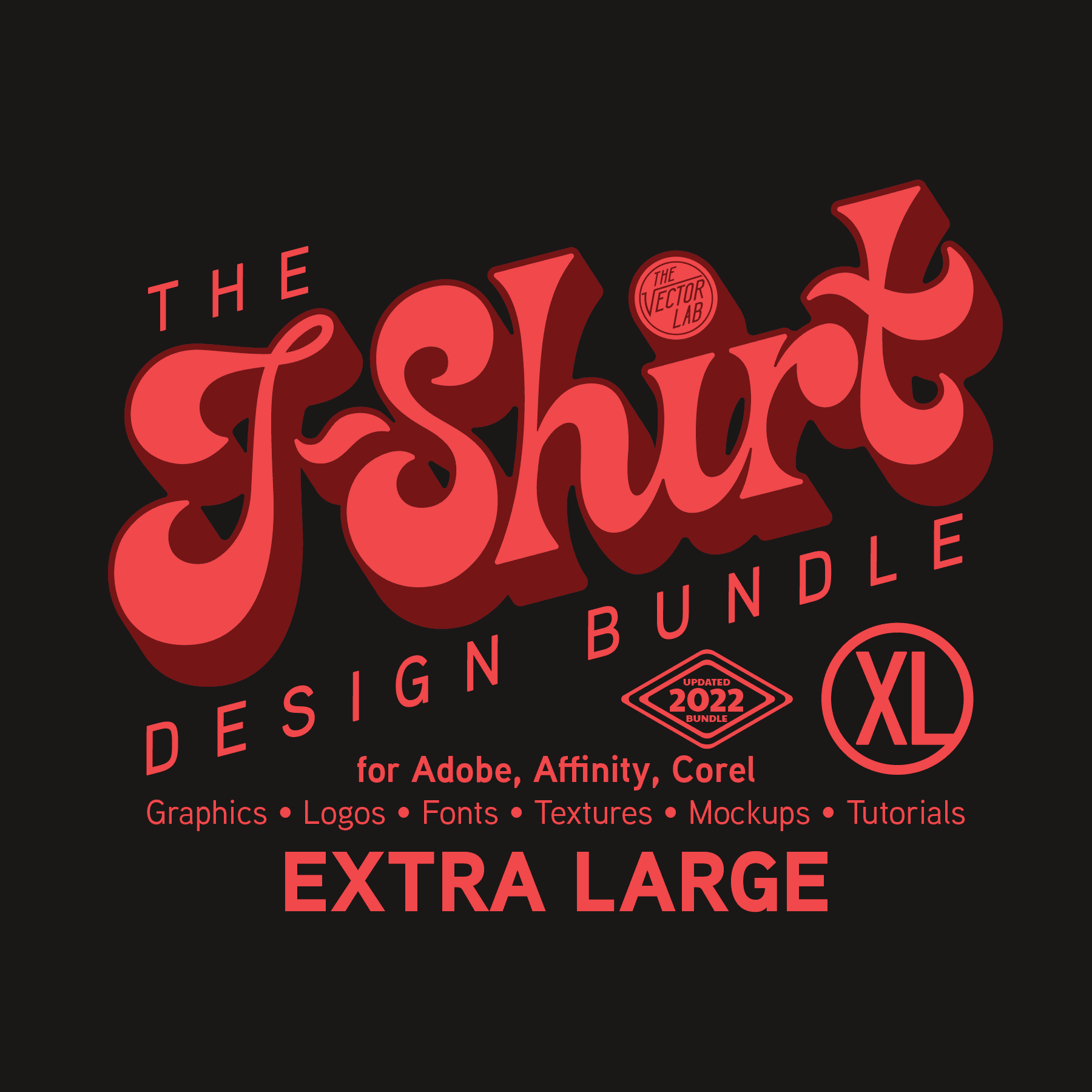 TheVectorLab – T-Shirt Design Bundle (XL)