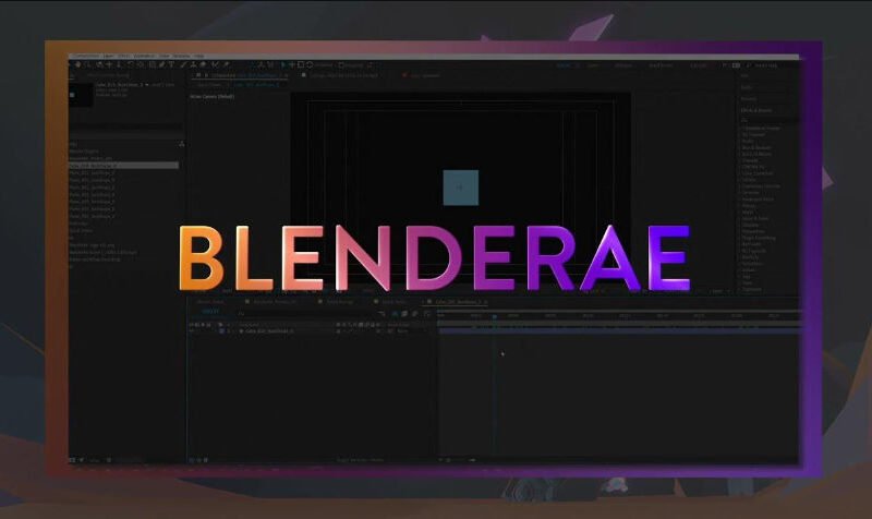 Aescripts – BlenderAe v1.0.0 for After Effects