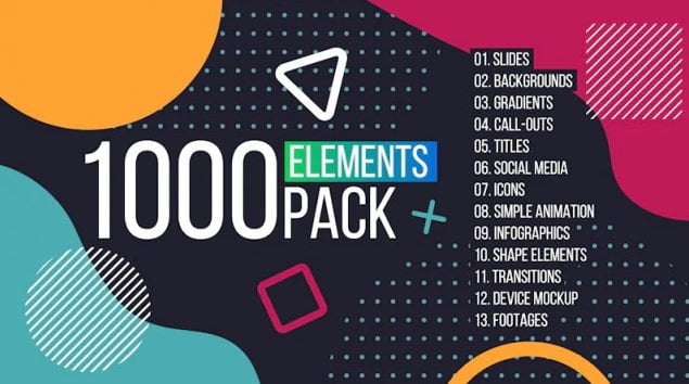 1000 Elements. Graphics Tool Pack.