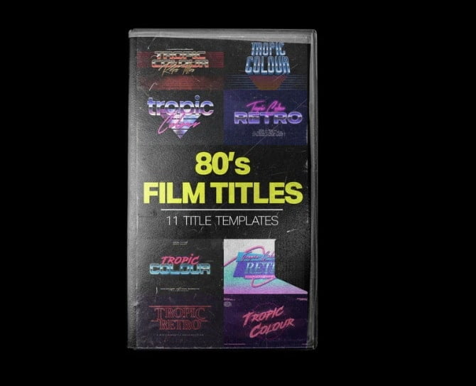 Tropic Colour – 80S RETRO FILM TITLES