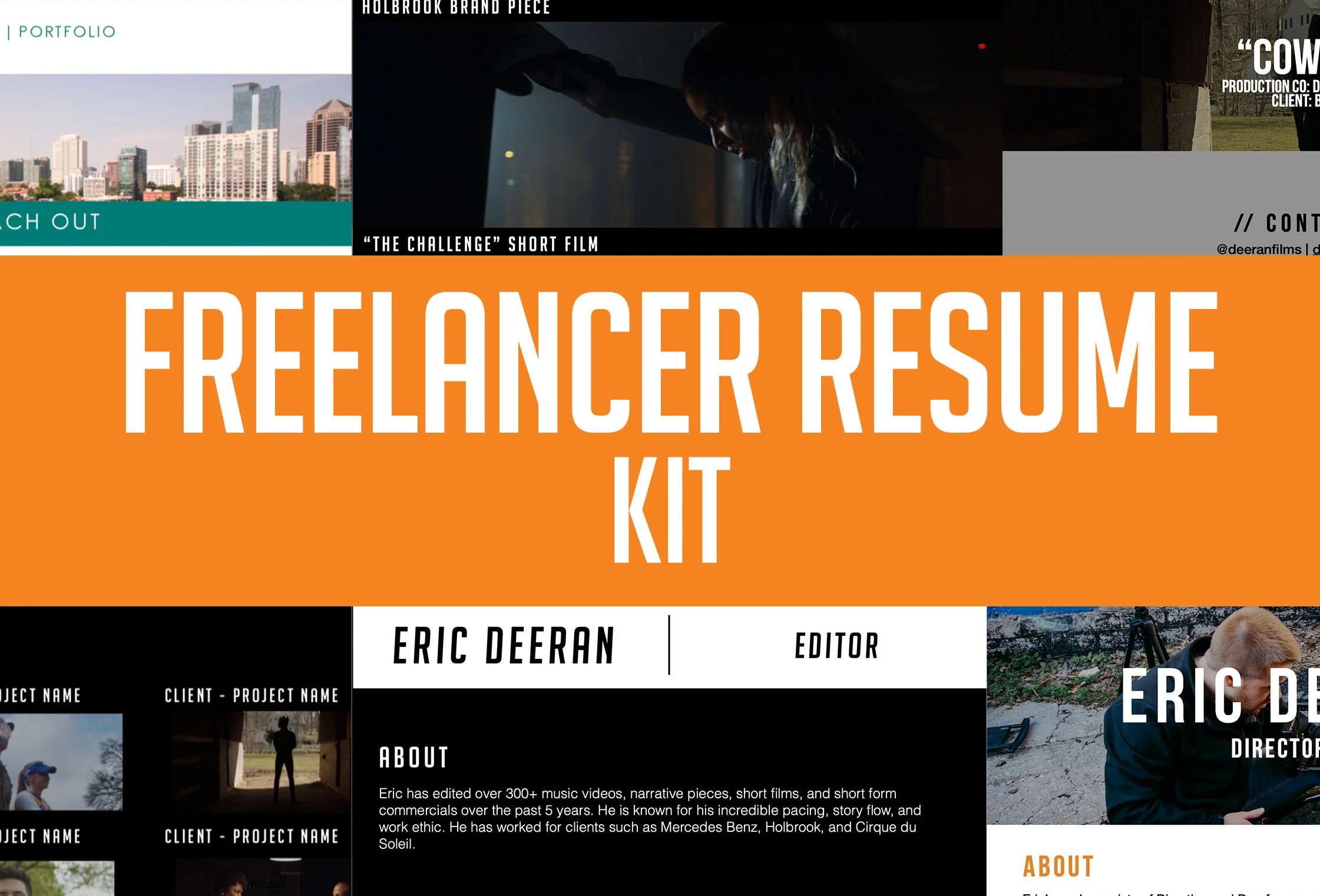 Master Filmmaker – Freelancer’s Resume Kit