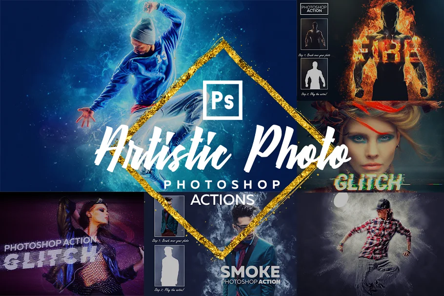Artistic Photoshop – Actions Bundle