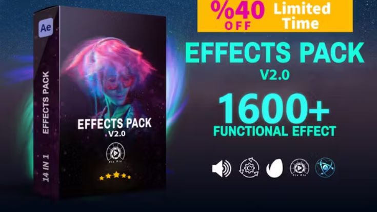 Effects Pack V2.0 – Transitions, Effects, Footages and Presets and More