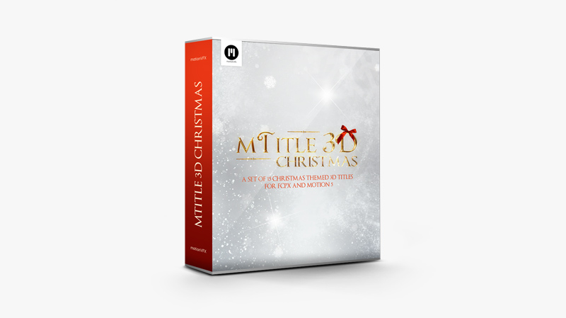 MotionVFX – mTitle 3D Christmas