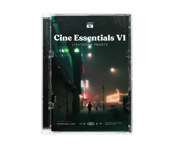 Cinegrams – Cine Essentials V1 Lightroom Presets