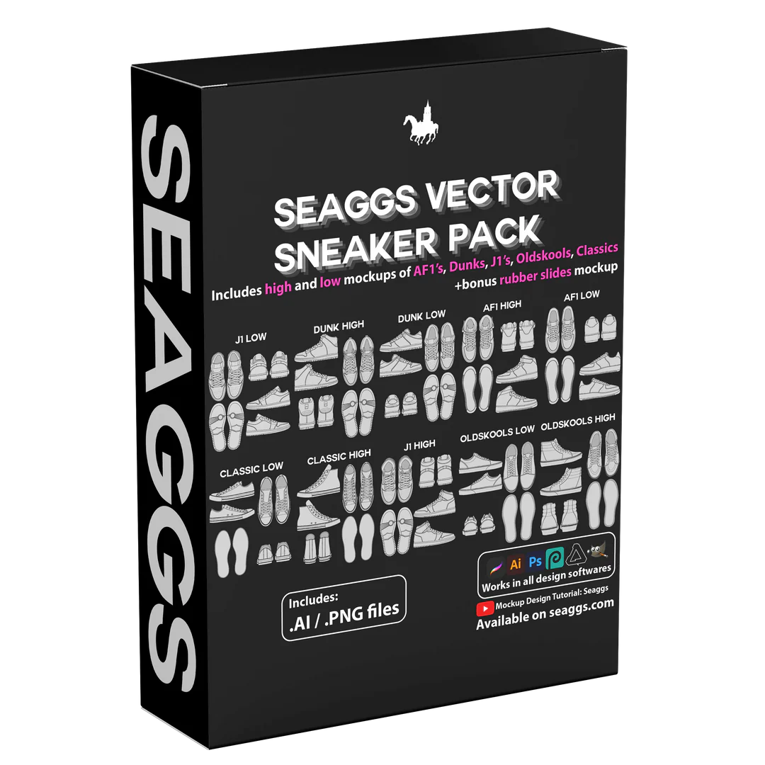 Seaggs – Sneaker Mockup Pack