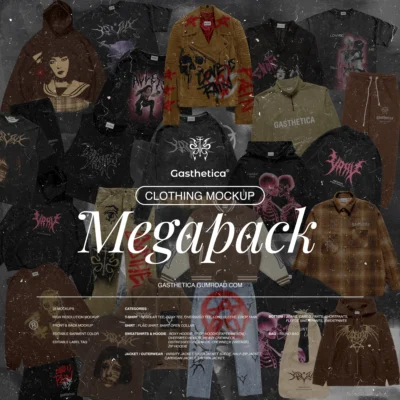 Gasthetica – CLOTHING MOCKUP MEGAPACK