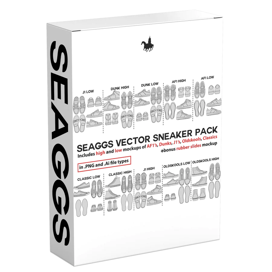 Seaggs – Sneaker Mockup Pack