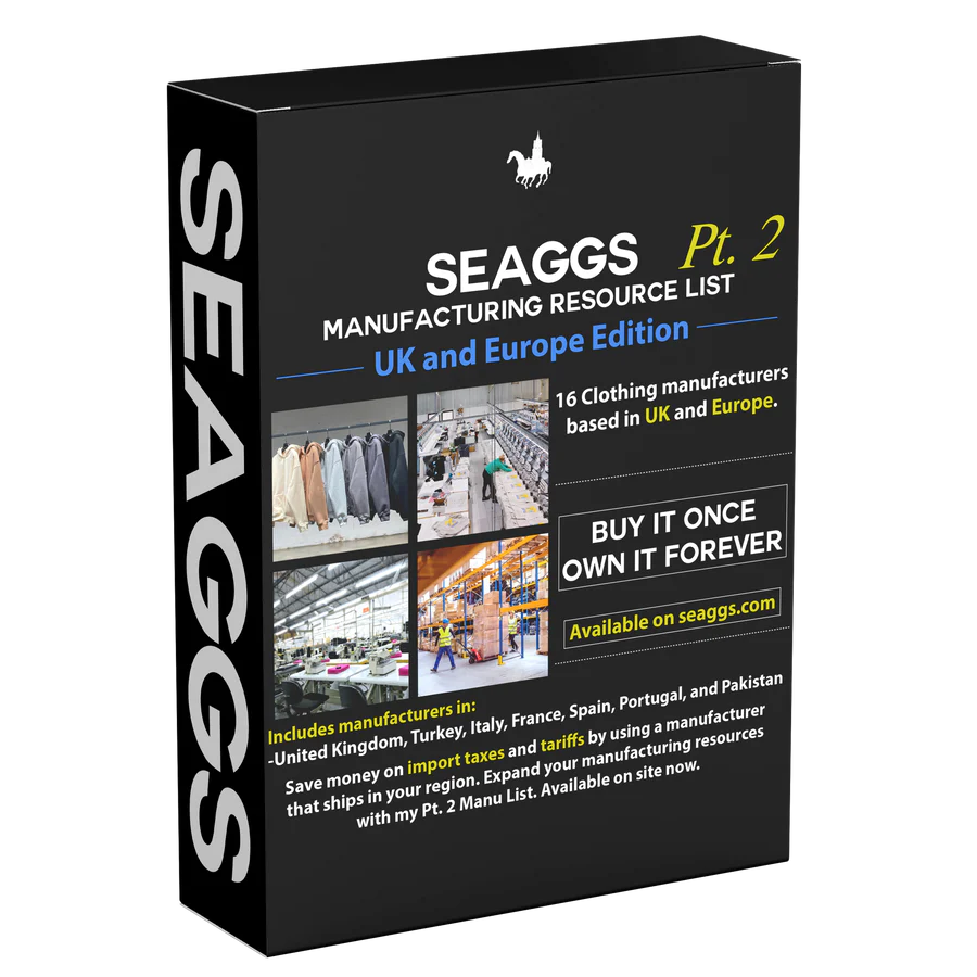 Seaggs – Manufacturer Resource List PT. 2 UK + Europe Edition