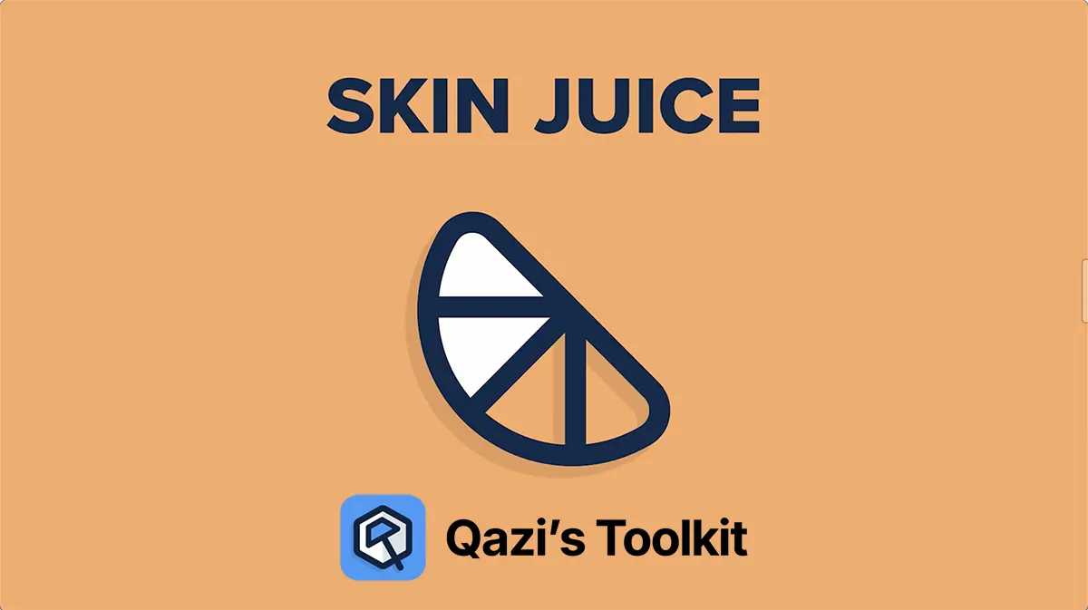 Qazi’s Toolkit – QT Skin Juice Mixer