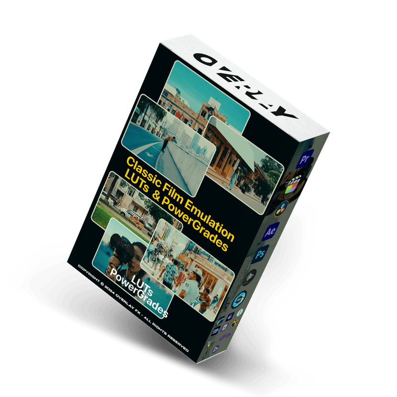 Overlayfx – Classic Film Emulation LUTs and PowerGrades Pack