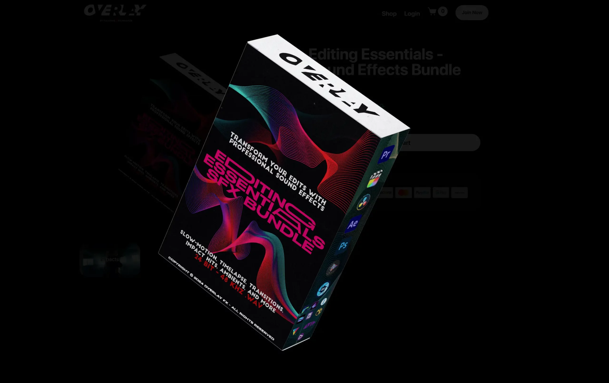 OverlayFX – Editing Essentials – Sound Effects Bundle Pack